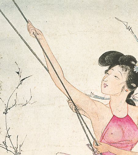 清城-胡也佛的仕女画和最知名的金瓶梅秘戏图